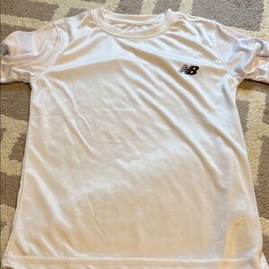 New Balance Kids White Short Sleeve Tee
